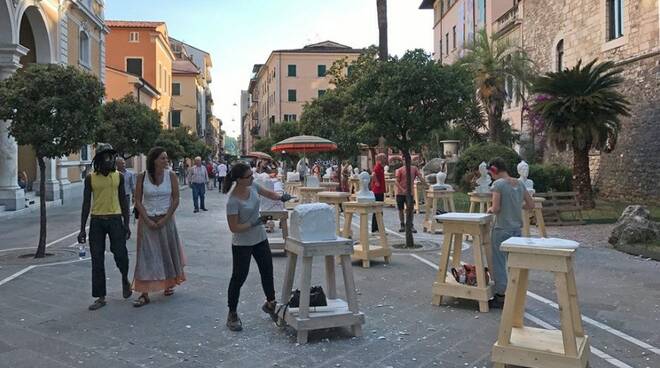 Il centro storico di Carrara