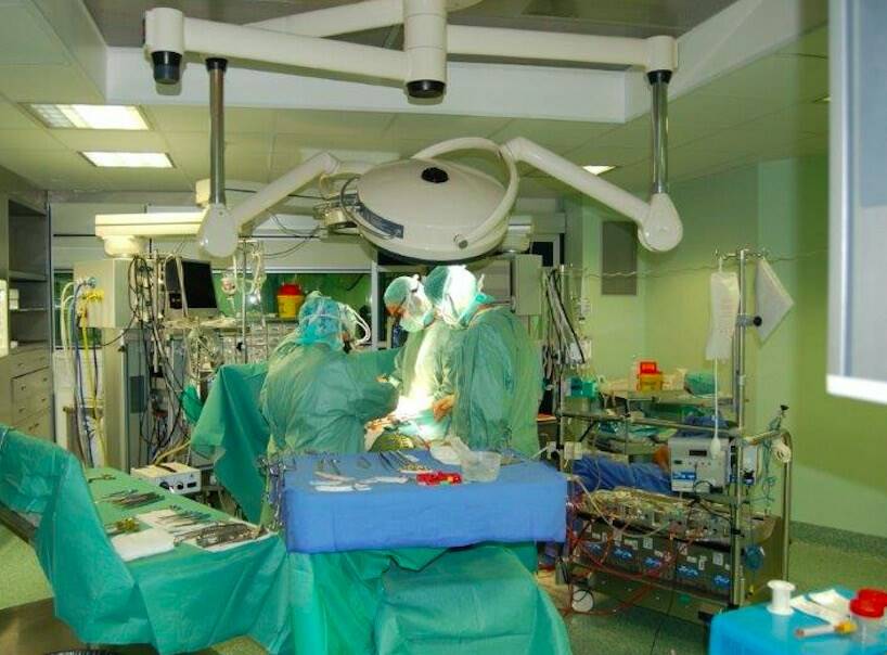 La sala operatoria dell'Opa