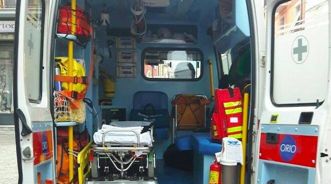 L'interno di un'ambulanza