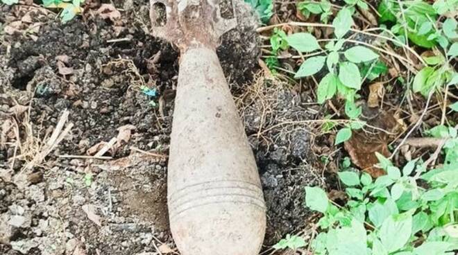 ordigno bellico bomba trovata via Bulderini Marina di Carrara